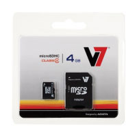 V7 MicroSDHC 4GB Cl2 (VAMSDH4GCL2R-1E)